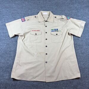 Boy Scouts of America Khaki Casual Button-Down Shirt